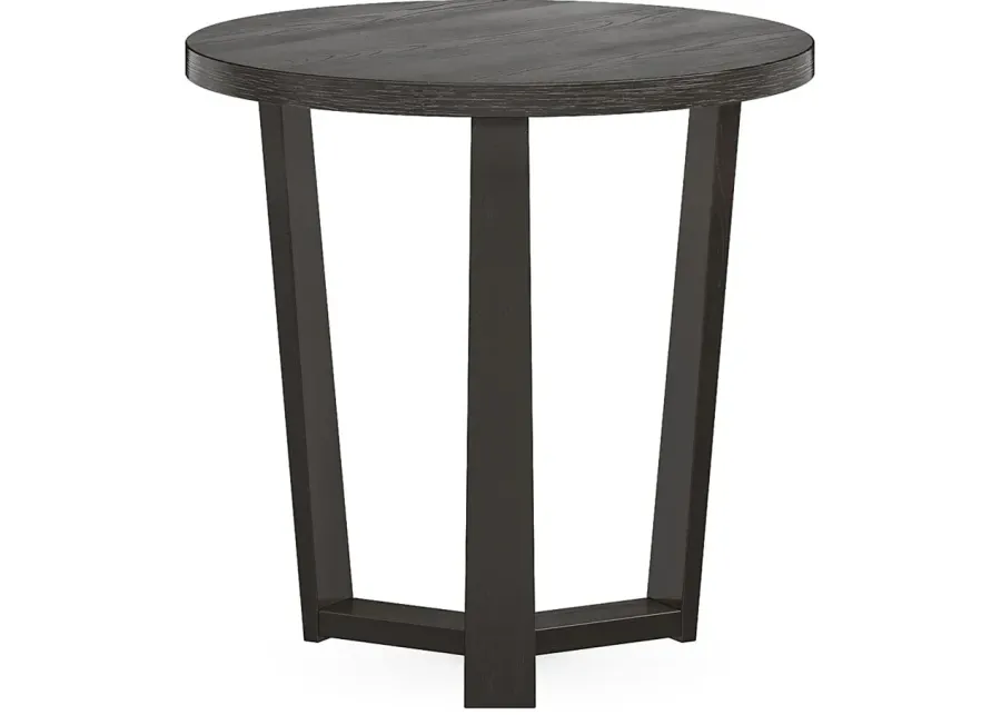Rumie Dark Brown End Table-24