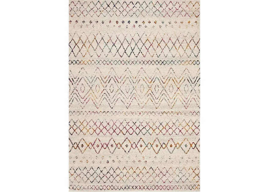 Lulu Loft Ivory 5'1 x 7'6 Rug-Ivory
