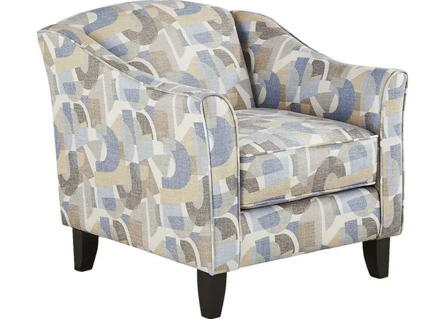 Coralville Blue Accent Chair-35