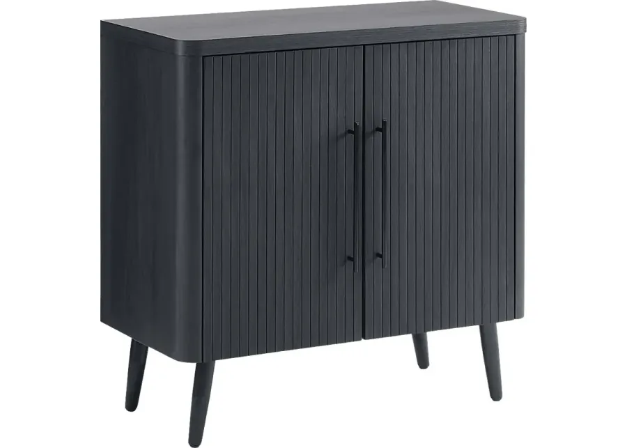 Kassy Charcoal Accent Cabinet-Charcoal