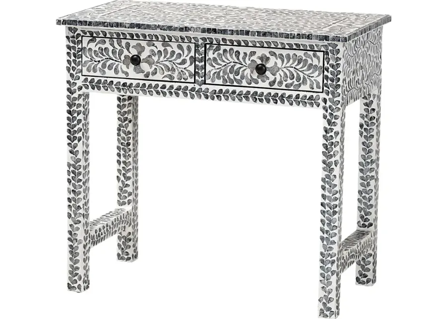 Eliasony White and Black Console Table-Black, White 1 26963-eliasony-white-and-black-console-table-black-white-1.webp