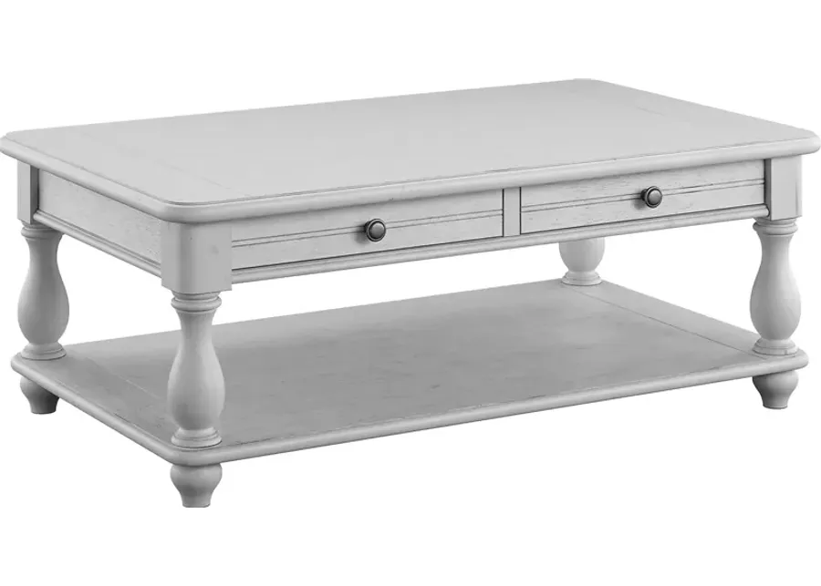 Boher Gray Cocktail Table-Gray