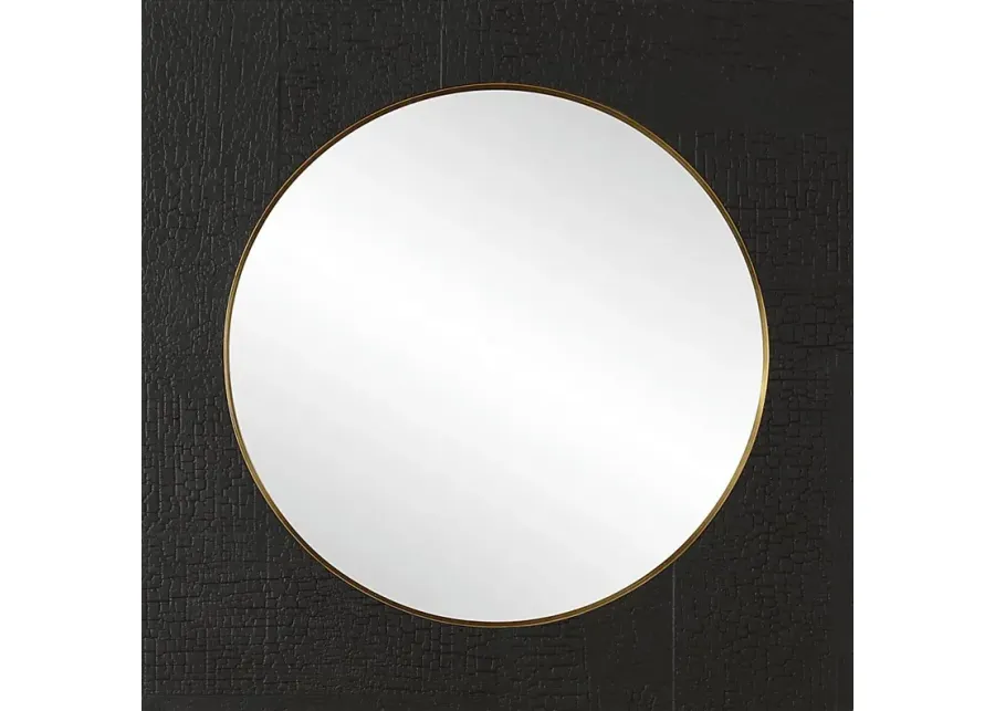 Serdag Black Wall Mirror-Black