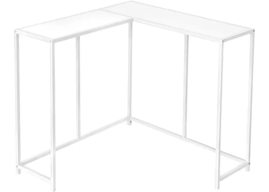 Aisquith White Sofa Table-White