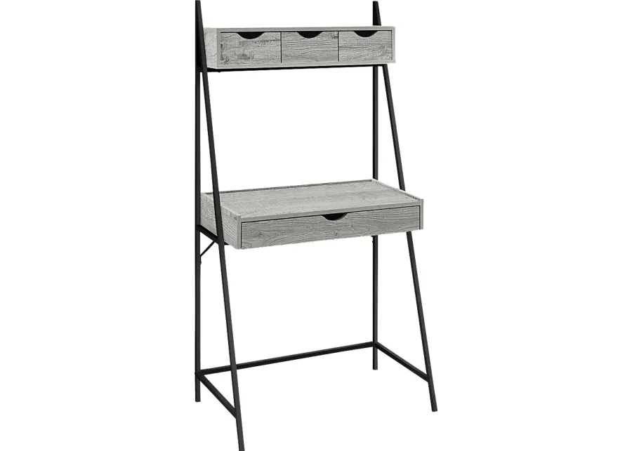 Hanoverway Gray Desk-Gray