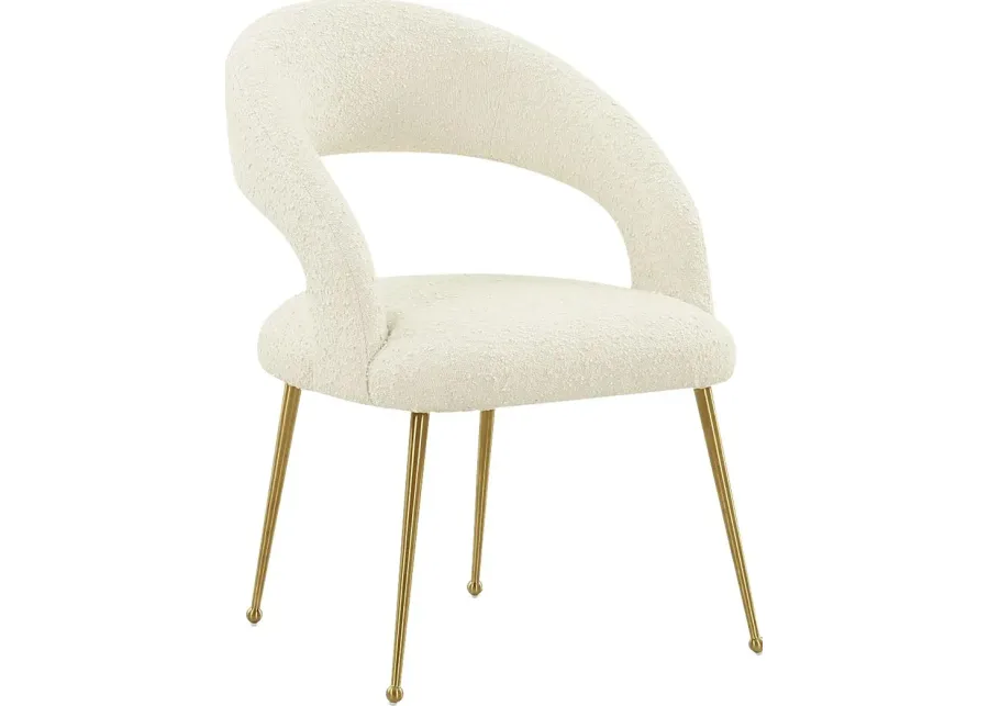 Teracalie I Cream Arm Chair-Cream
