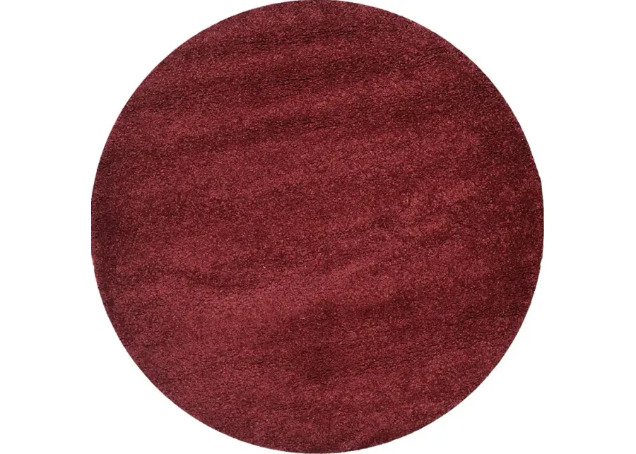 Cleona Maroon 4' Round Rug-Maroon 1 28088-cleona-maroon-4-round-rug-maroon-1.webp