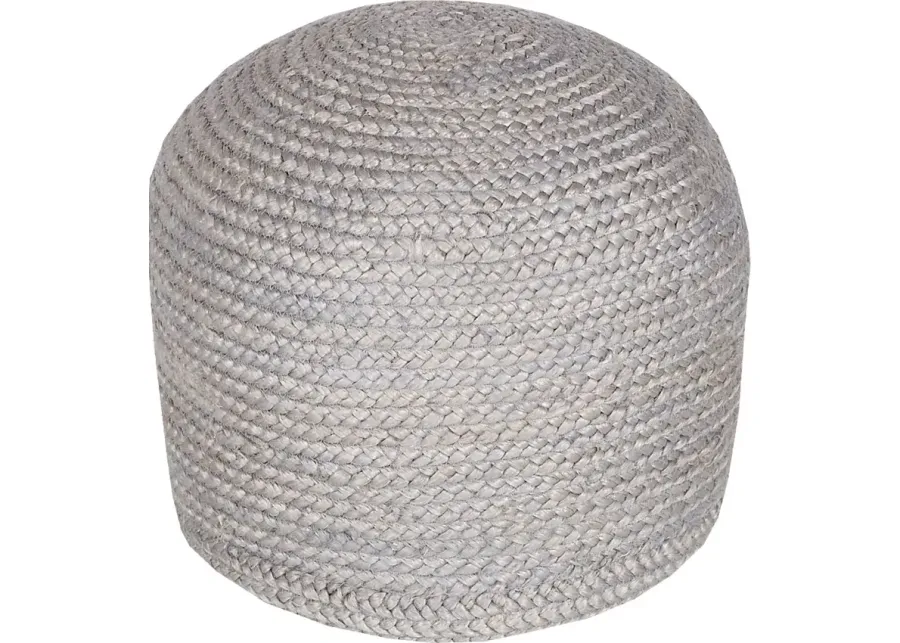 Aderodrome Light Gray Ottoman-Light Gray