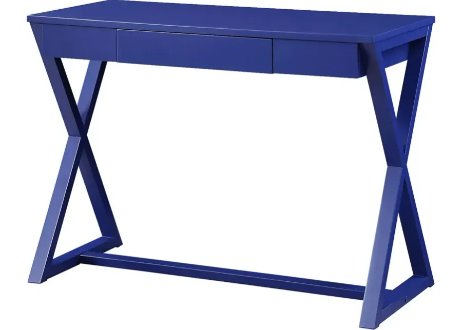 Percey Blue Desk-Blue