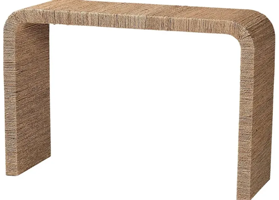 Lovelly Brown Console Table-Brown