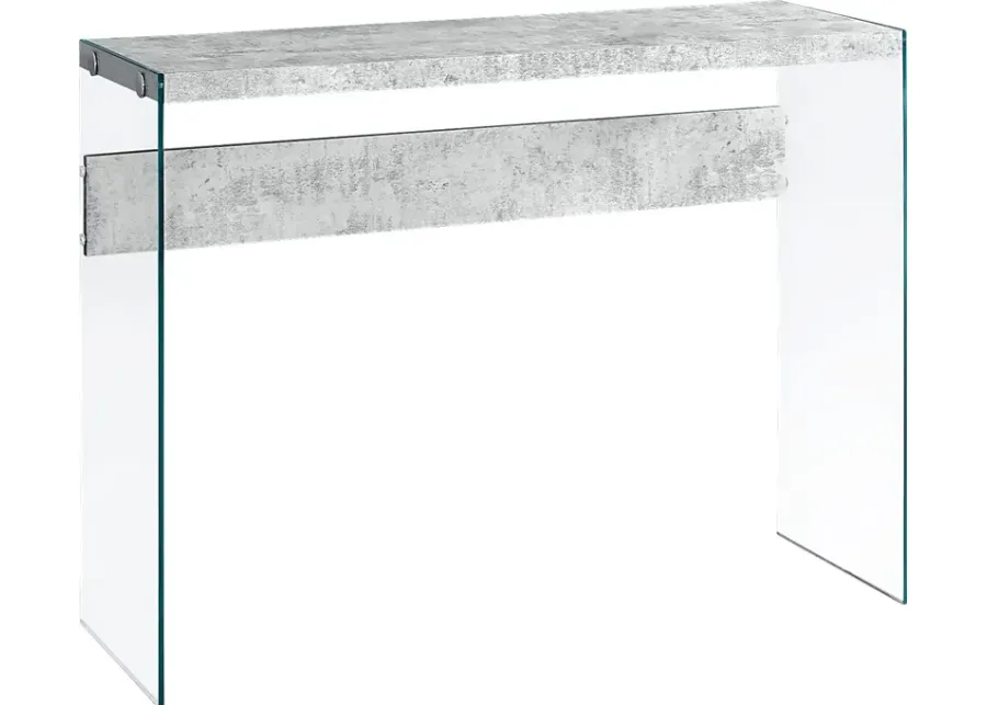 Housely Gray Console Table-Gray