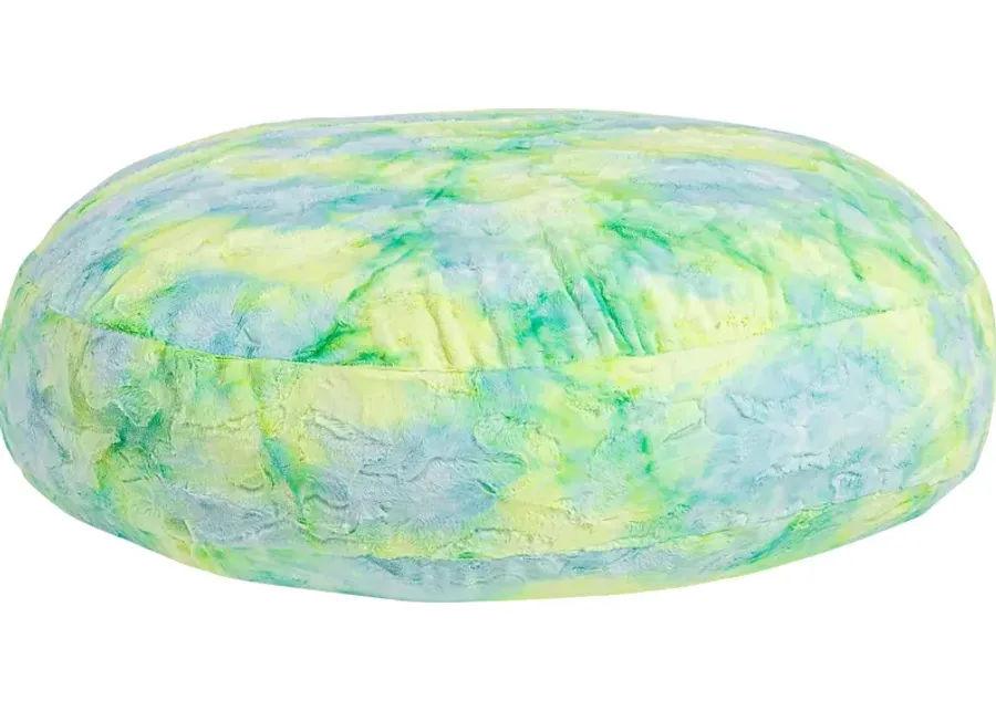 Kids Brogton Yellow Green Bean Bag Chair-Green, Yellow