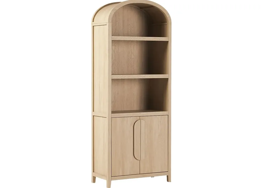 Annbick III Oak Bookcase-30