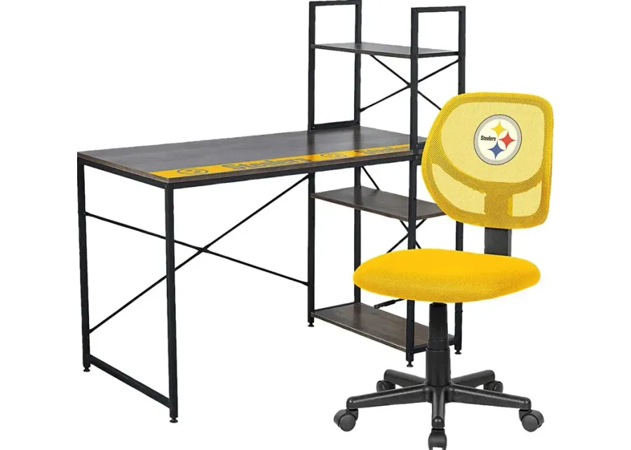 Pittsburgh Steelers Desk and Chair Set-47.25