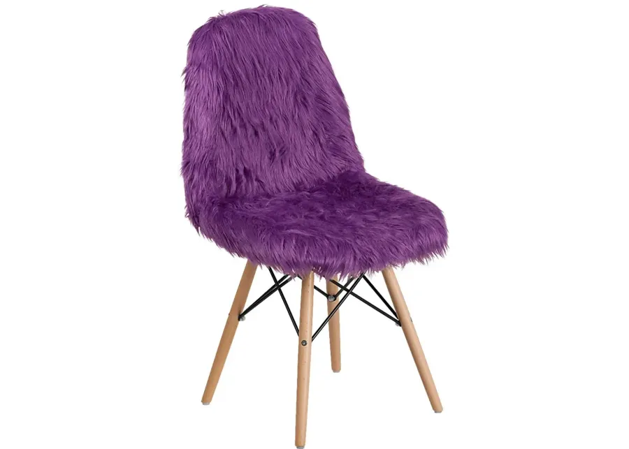 Kids Crestmount Purple Accent Chair-Purple