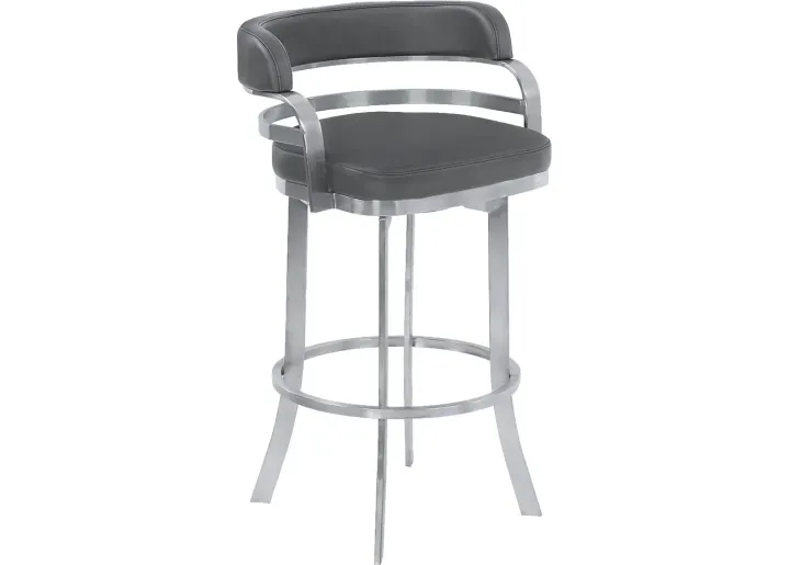 Abbeydale Gray Counter Height Stool-Gray
