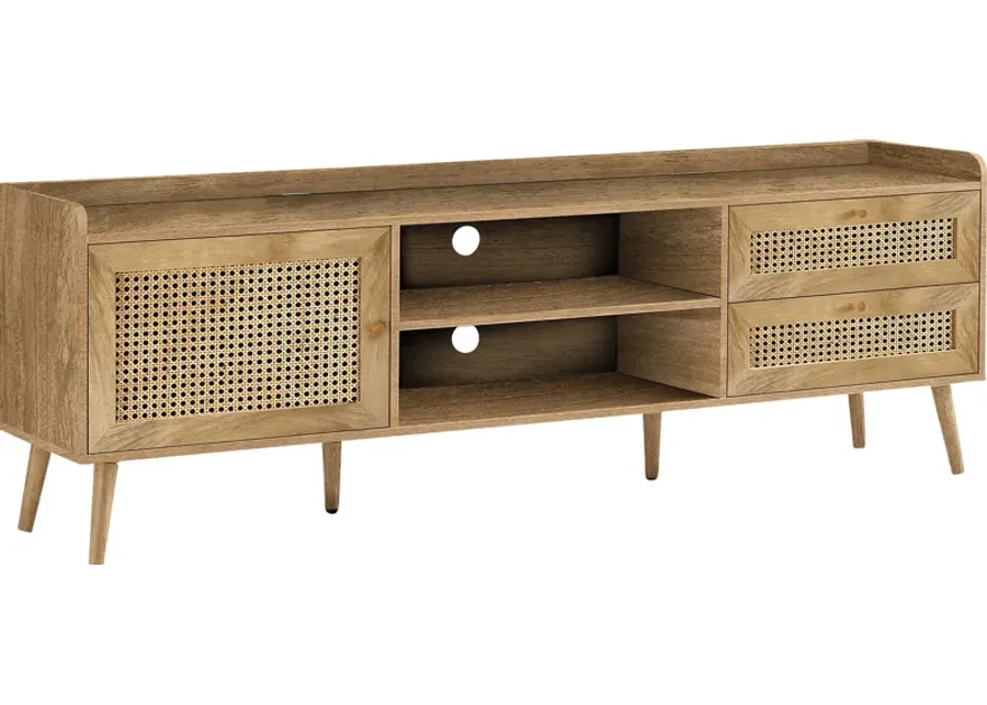 Twomey Walnut 72 in. Console-Walnut