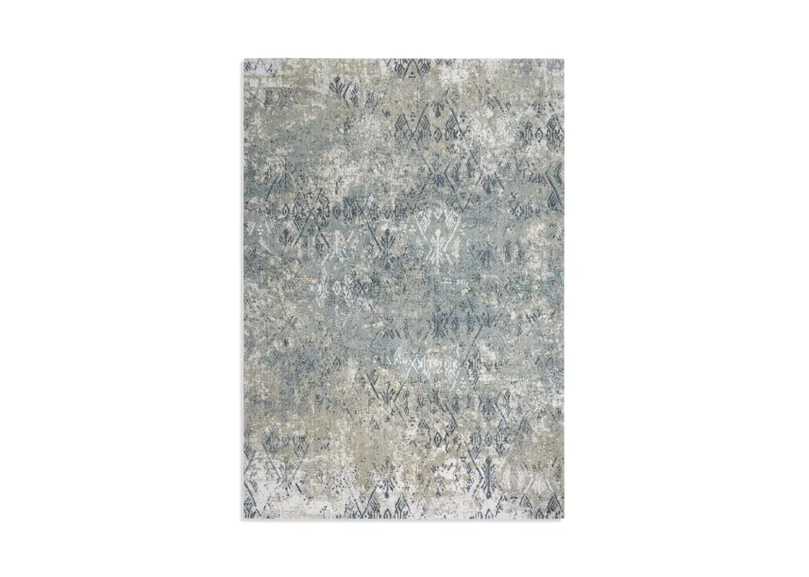 Rohan Elite Ivory Grey Area Rug - 2 6  X 8 0 