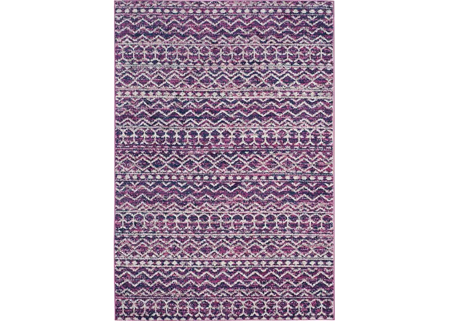 Mindon Town Fuchsia 3' x 5' Rug-Fuschia