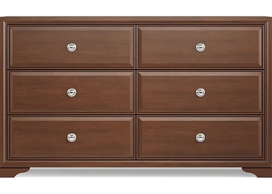 Belcourt Brown Cherry Dresser-64