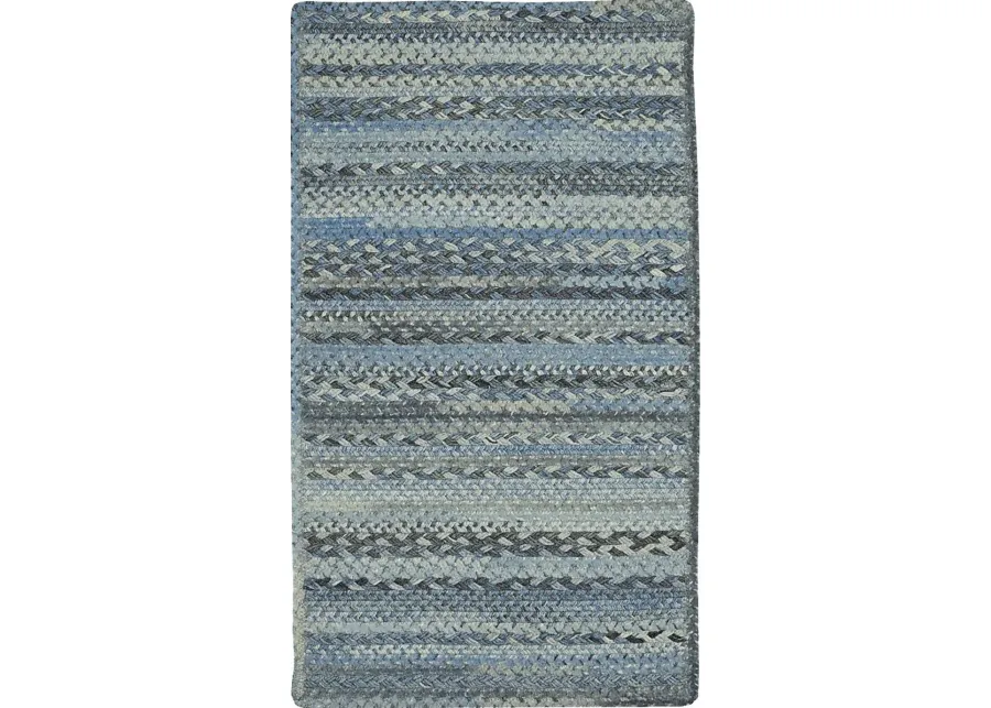 Viridescent Blue 8' x 11' Rug-Blue