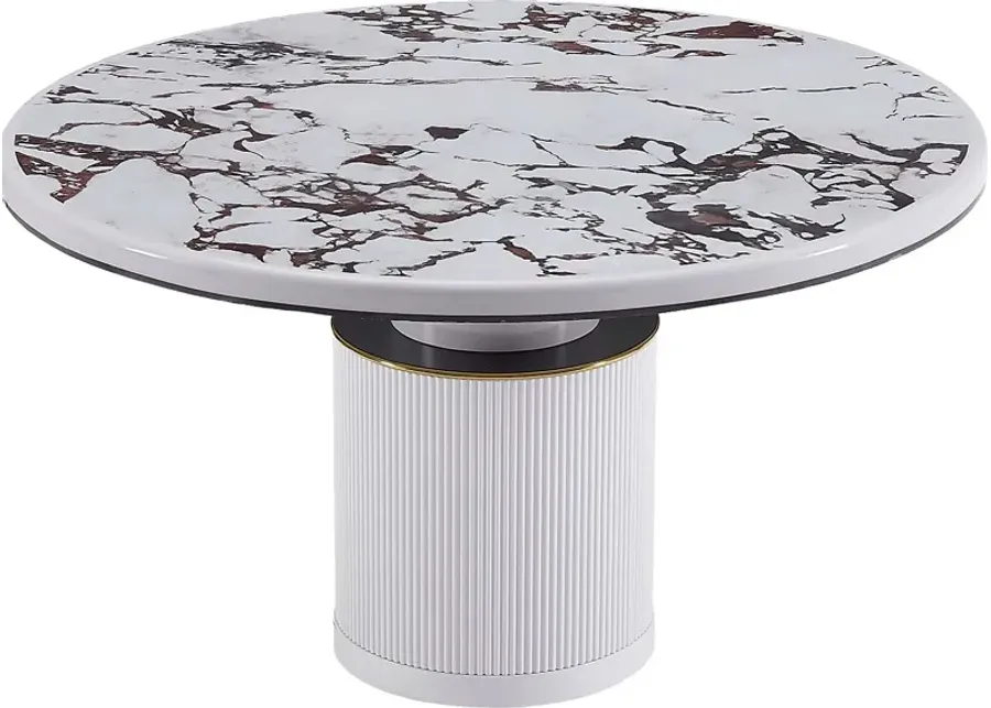 Cartigan White Dining Table-White
