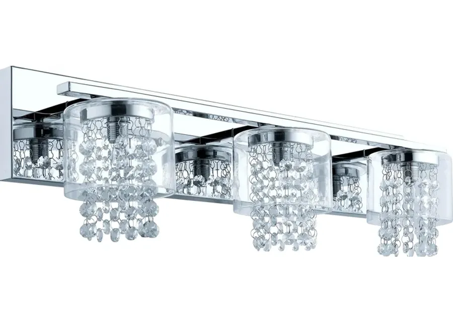 Juneau Boulevard Chrome Sconce-Chrome