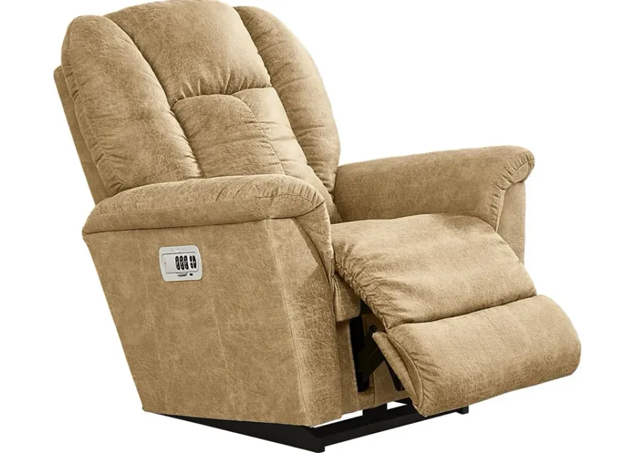 La-Z-Boy Jasper III Brown Dual Power Recliner-40