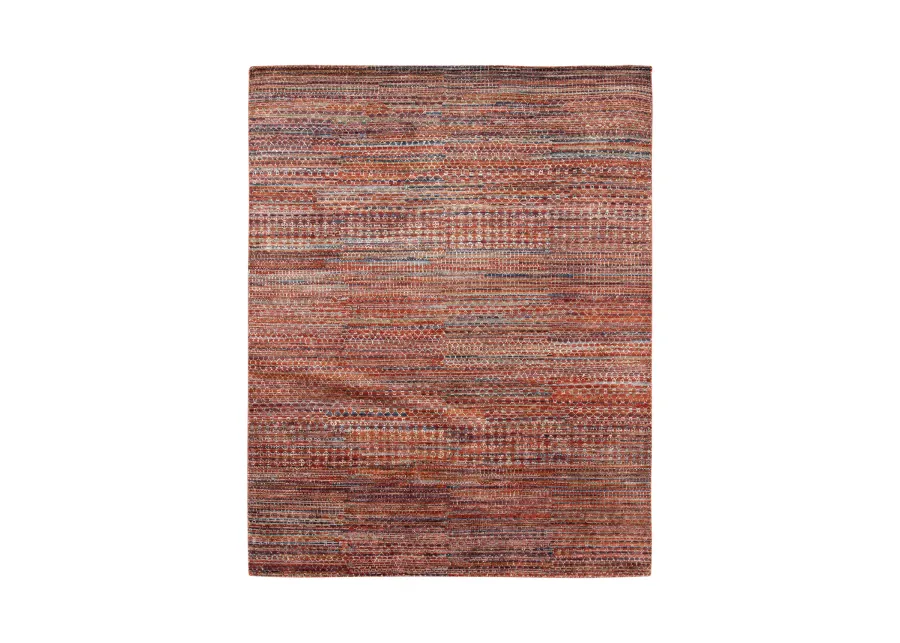 Kolkata Red Area Rug Round - 6 0  X 6 0 
