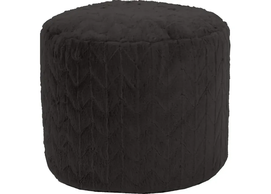 Sishane Brown Tall Pouf-Brown