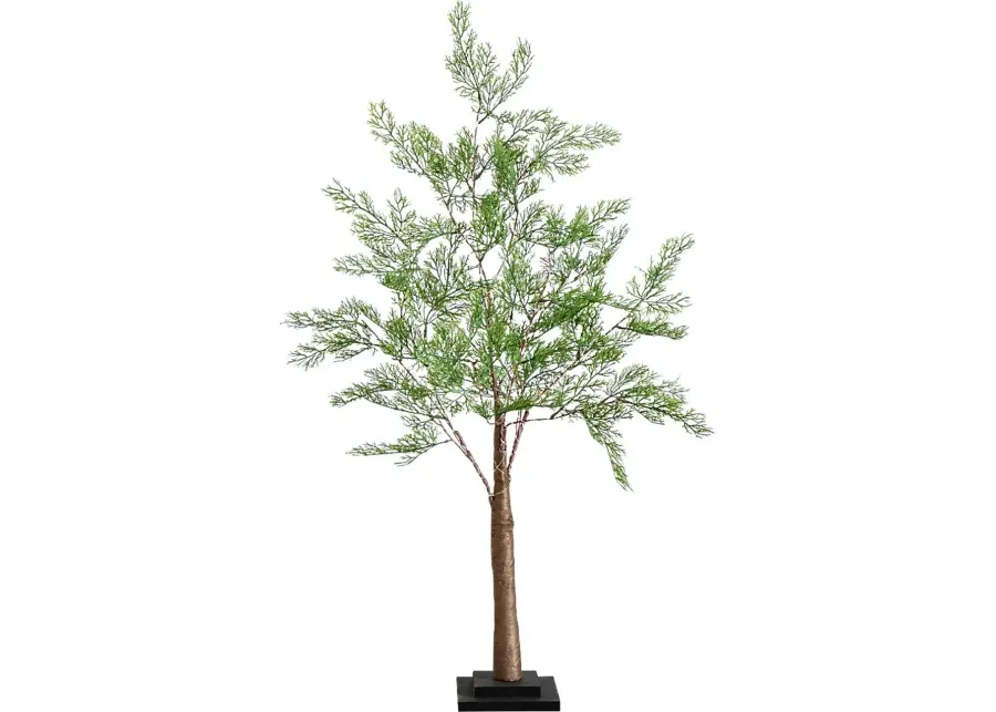 Sylvanus Green Silk Tree with Lights-Green 1 29257-sylvanus-green-silk-tree-with-lights-green-1.webp