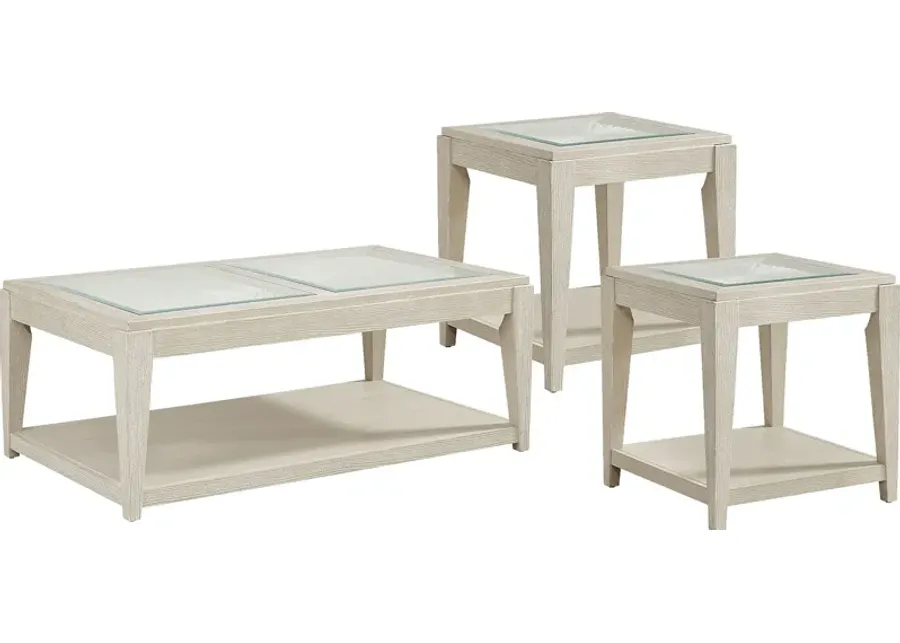 Sunside Way Sand 3 Pc Table Set