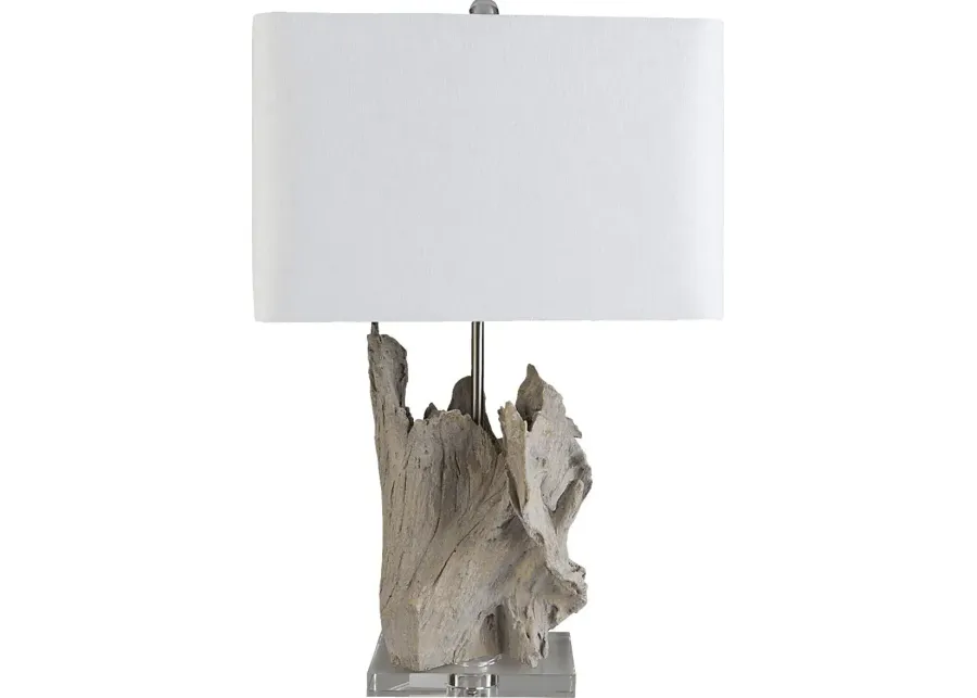 Piedmont Reef Wood Lamp-Wood