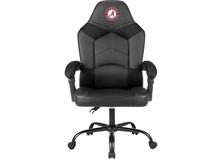 Big Team University of Alabama Black Office Chair-Black