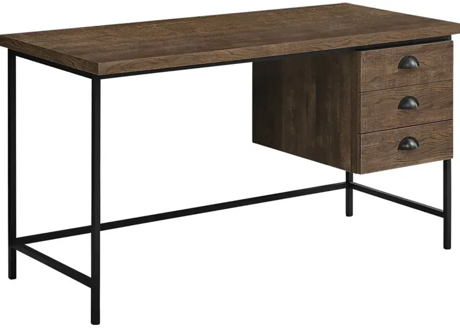 Claxton Brown Desk-Brown