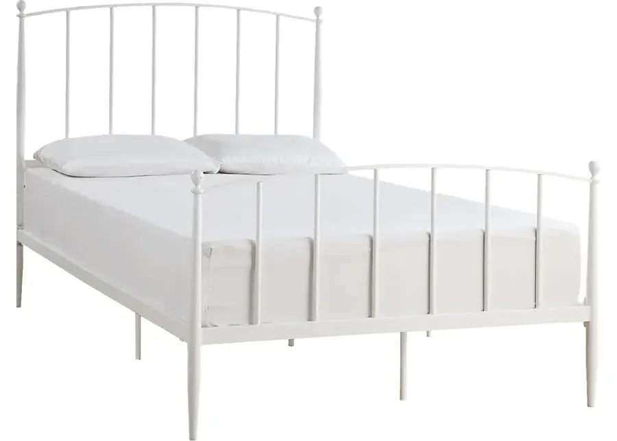 Baronwood White Full Platform Bed-White