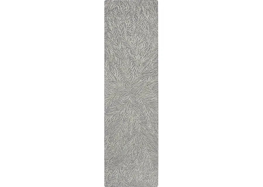 Vista Valley Gray 2'3" x 8' Rug-Gray