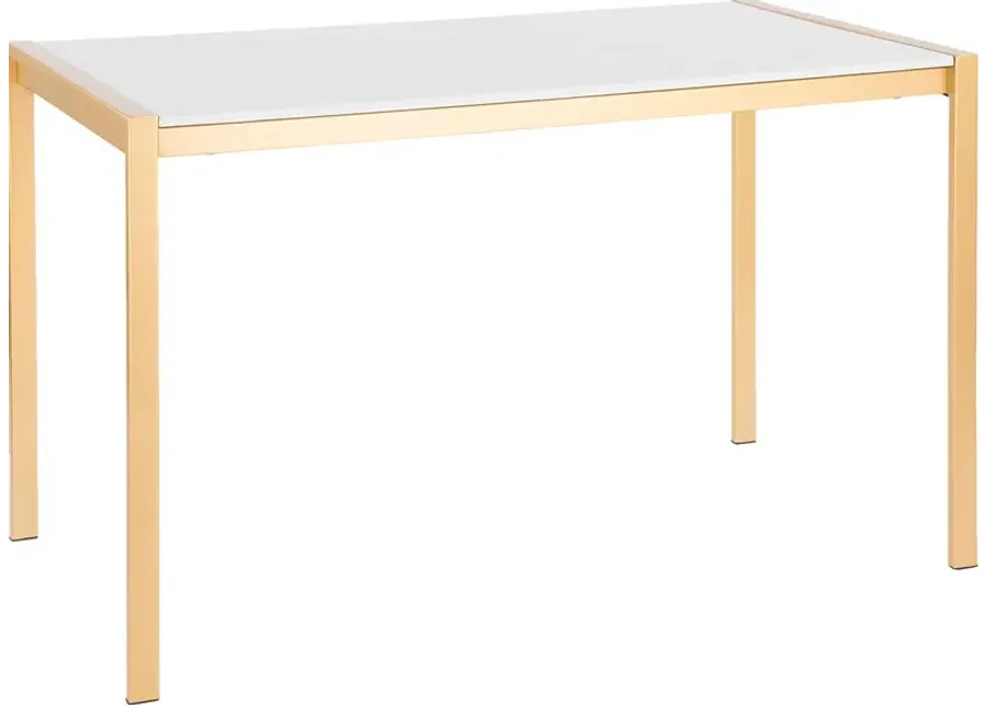 Sora White Dining Table-White