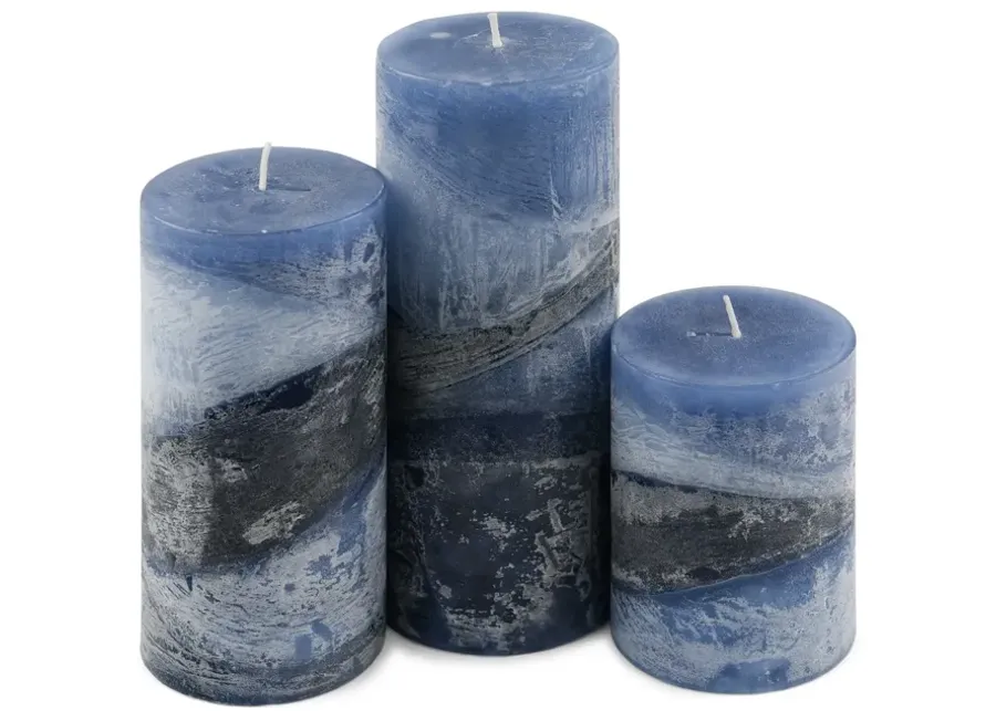 Purple Silver Zigzag Pillar Candle - Small 1 3002-purple-silver-zigzag-pillar-candle-small-1.webp