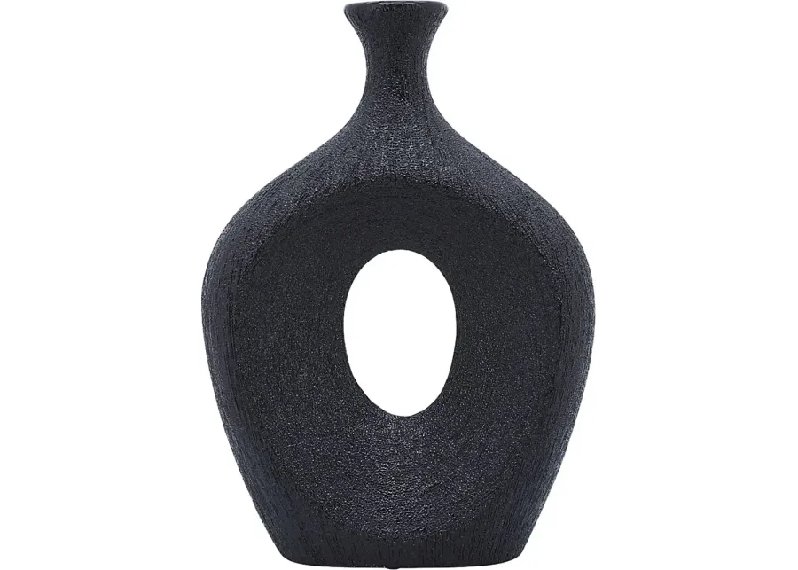 Cutchen Black Vase-Black