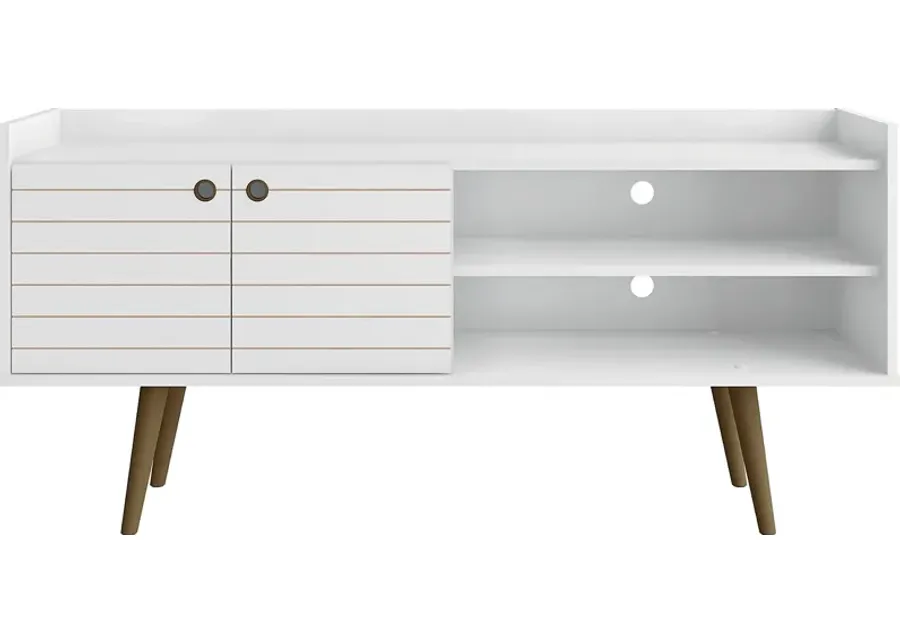 Corriedale White 54 in. Console-White