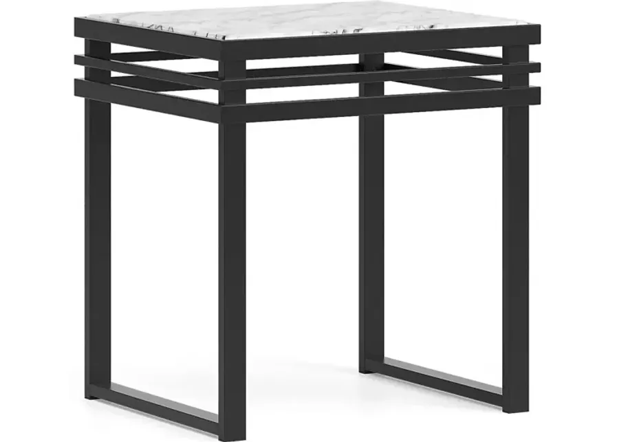 Truanni Black End Table-22.68
