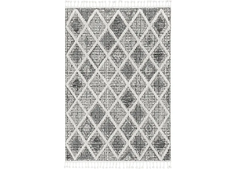 Covenmond Charcoal 5'3 x 7'7 Rug-Charcoal
