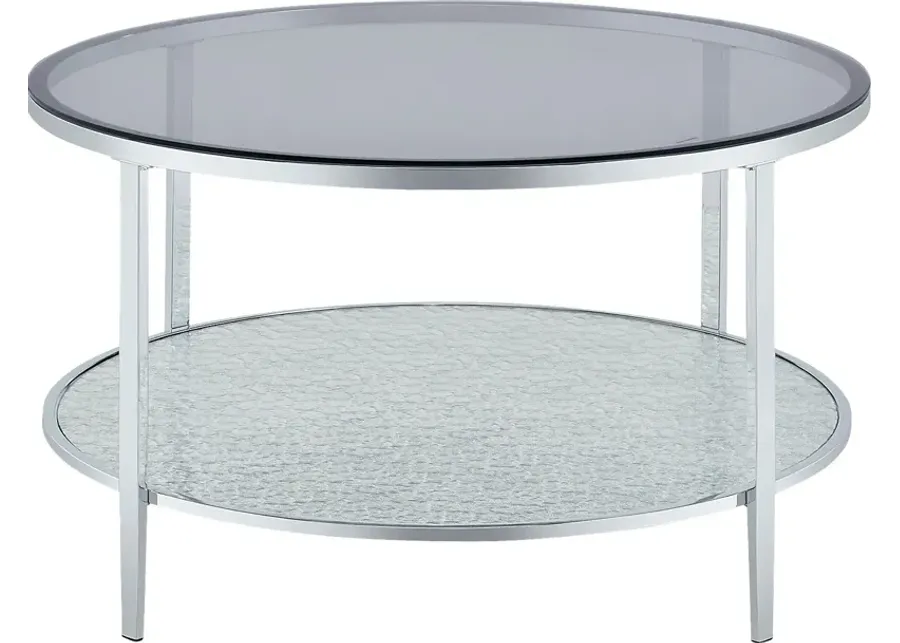 Ellopia Gray Cocktail Table-Gray