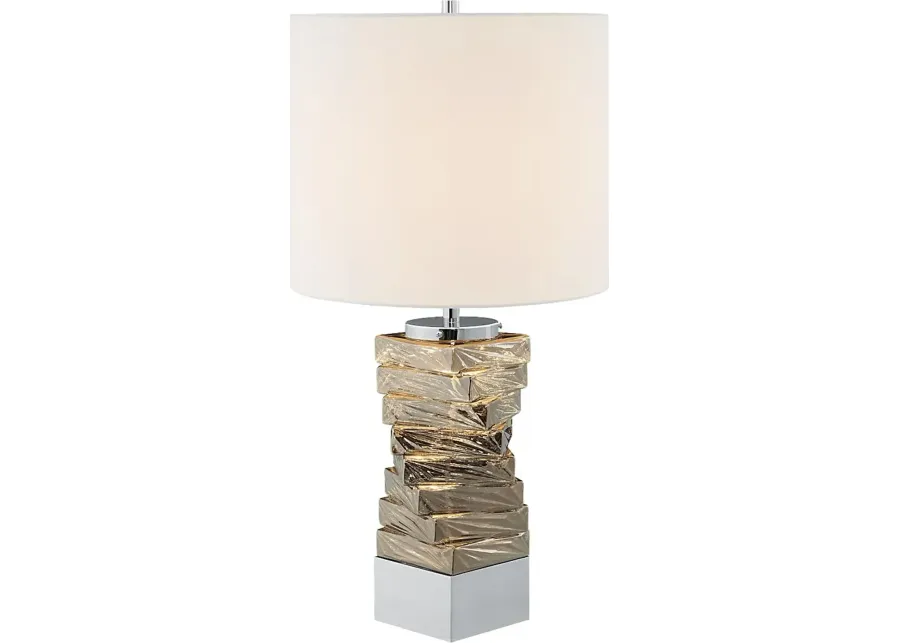 Thames View Silver Lamp-Silver