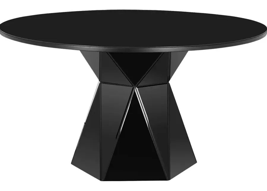 Rathton Black Dining Table-Black