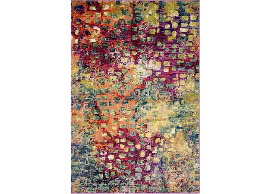 Keeva Pink 8' x 11' Rug-Pink