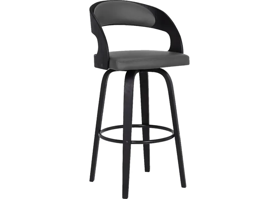Vanceave Gray Counter Height Stool-Gray