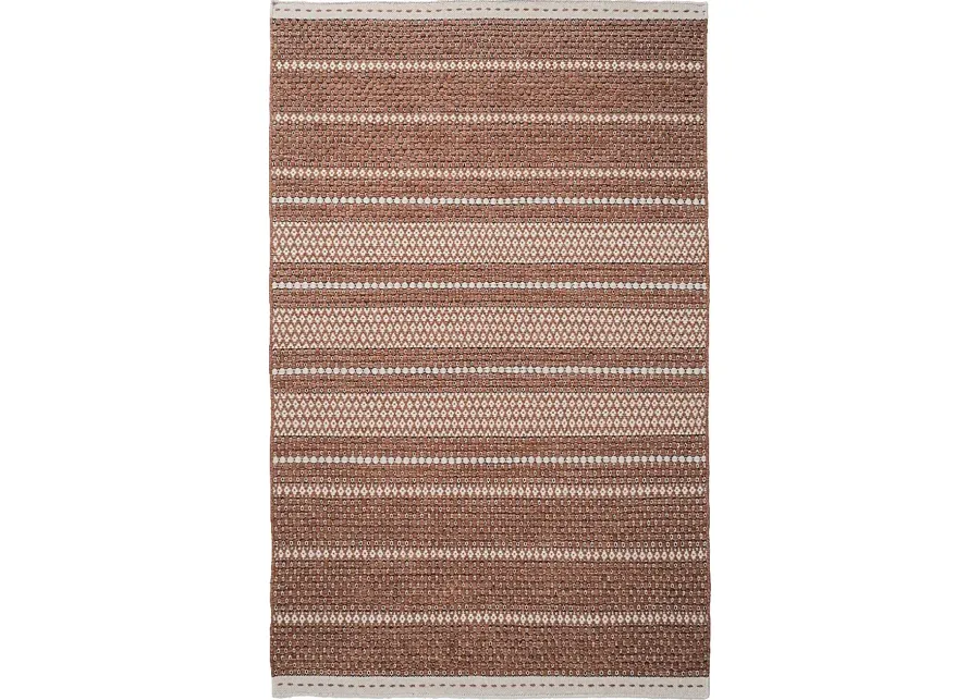 Bexnia Orange 3' x 5' Rug-Orange