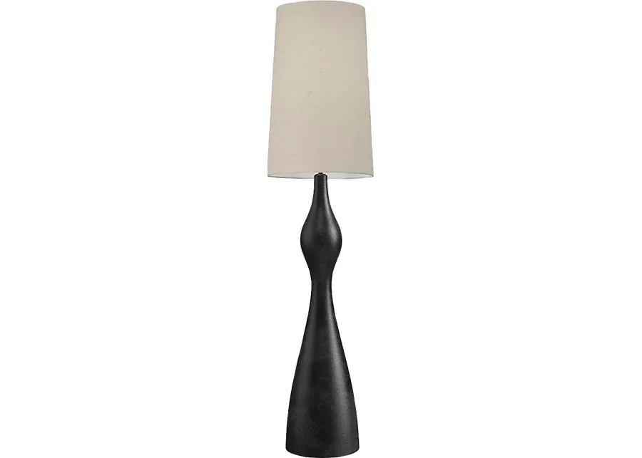 Tevis Black Floor Lamp-16